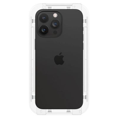 6. Spigen Glas.tR EZ Fit FC gehärtetes Glas für iPhone 15 Pro Max – Schwarz