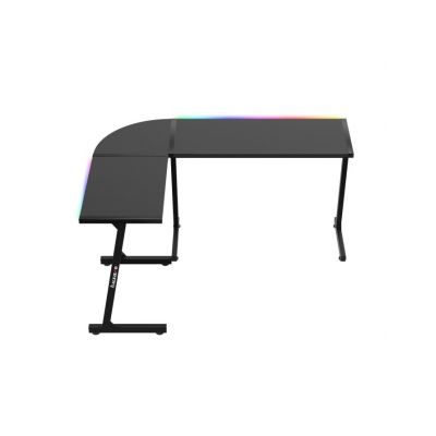 14. Huzaro Hero 6.0 Schwarzer RGB-Gaming-Schreibtisch