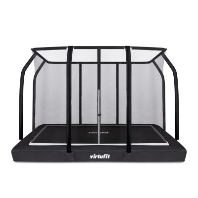 VIRTUFIT Gartentrampolin zum Selbstaufbau, 244 x 366 cm, mit Netz