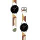 2. Strap Moro für Samsung Galaxy Watch 40 / 41 / 42 / 43 / 44 mm Silikonarmband Uhrenarmband - Muster 4