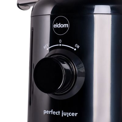 24. ELDOM Slow Juicer PJ350 250 W Schwarz Zwei Filter Neue Generation Schwerlastpresse