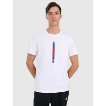 Herren-T-Shirt mit Aufdruck, regulär, Größe 4F 4FRAW25TTSHM3225-10S