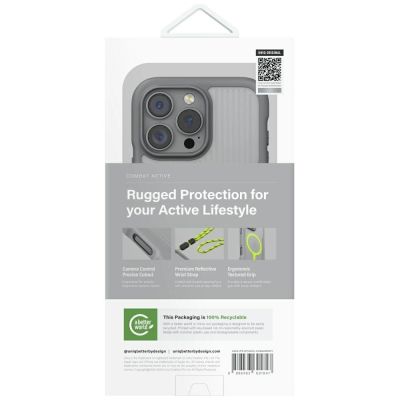 6. Uniq Combat Active Magclick Ladehülle für iPhone 16 Pro - Grau