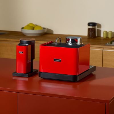 10. Opus Gen 2 Fellow Automatische Kaffeemühle Kirschrot