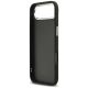 7. Karl Lagerfeld FW iPhone Air Hülle mit genarbten Karl & Choupette Köpfen, Pins und Logo - Schwarz