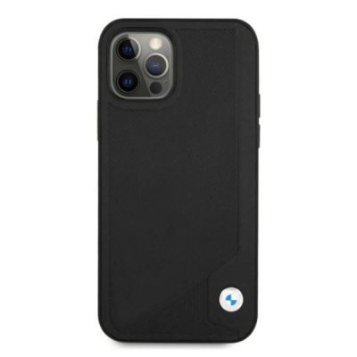 3. BMW Leder-Deboss-Hülle für iPhone 12 / iPhone 12 Pro – Schwarz