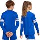 4. adidas Squadra 25 Langarm-T-Shirt für Kinder, Blau JJ0046