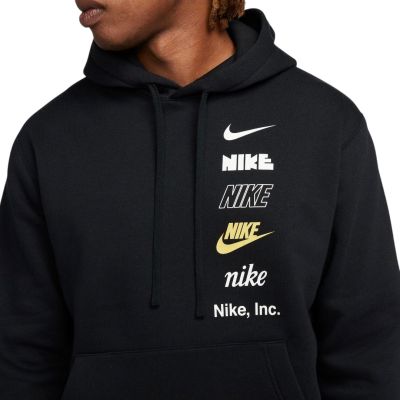 5. Nike Herren Hoodie Club BB PO Hoodie Mlogo DX0783-010