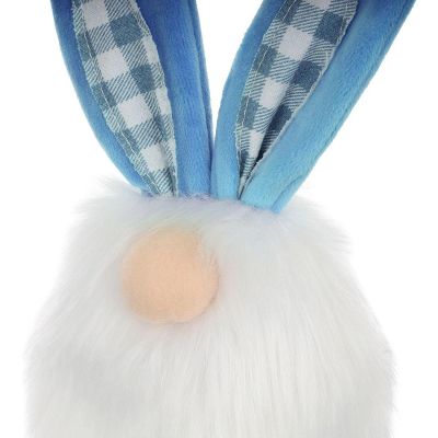 7. HASE 18CM BLAU FRÜHLINGSDEKORATION