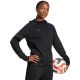 10. adidas Tiro 25 Hoodie mit durchgehendem Reißverschluss für Damen, Schwarz, JD9079