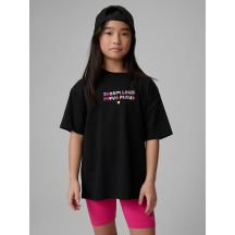 Locker geschnittenes Mädchen-T-Shirt mit Aufdruck 4F 4FJRSS26TTSHF4137-20S