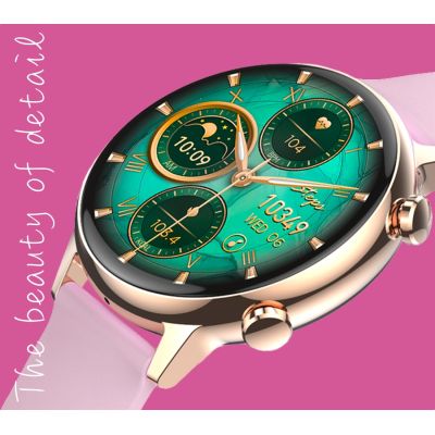 10. Damen-Smartwatch RUBICON RNCF09 Roségold/Pink SMARUB234