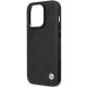 6. Hülle BMW BMHCP14L22RQDK iPhone 14 Pro 6.1" schwarz/schwarz Leder gesteppt