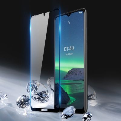 4. Dux Ducis 10D Tempered Glass Vollbild 9H Vollbild Tempered Glass mit Rahmen Nokia 1.4 transparent (hüllenfreundlich)