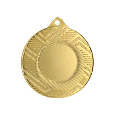 Goldmedaille allgemein mit Platz für ein 25-mm-Emblem – Stahlmedaille