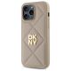 2. DKNY Quilted Stack Logo Hülle für iPhone 14 Pro Max – Beige