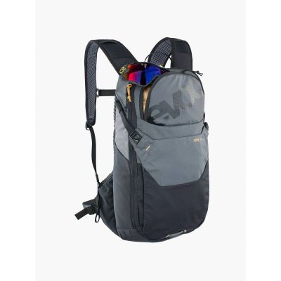 4. EVOC Ride 12 Fahrradrucksack, Carbongrau/Schwarz