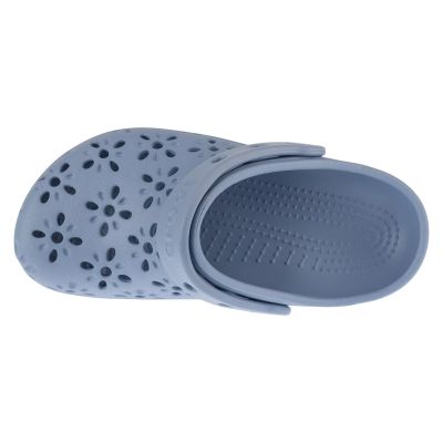 3. Crocs Classic Floral Cut Out Clog Kids 210943-453 Blau 29/30