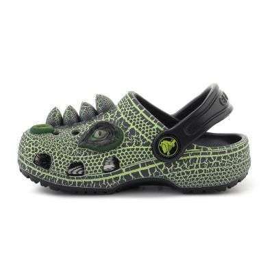 4. CROCS CLASSIC IAM SCARY DINO CLOG T KINDER SCHWARZ 211372-001