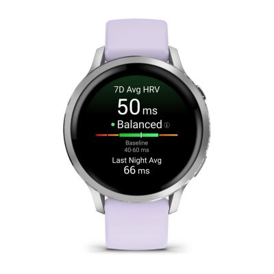 14. GARMIN Venu 4 41mm Grau Silber Periwinkle Smartwatch