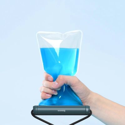 10. Baseus wasserdichte Handyhülle Slide-Cover blau (FMYT000003)