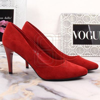 9. Sergio Leone W SK379K rote Wildleder-Pumps