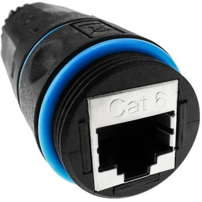 6. TECHNISCHER ADAPTERKUPPLER RJ45 F/F CAT6 F/UTP AUSSENBEREICH