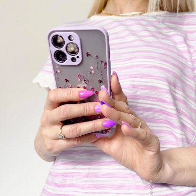 4. Design Case für iPhone 12 Pro Max Blumenrosa