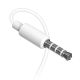 5. Dudao X10S kabelgebundene In-Ear-Kopfhörer, 3,5-mm-Miniklinkenstecker, 1,15 m Kabel – Weiß