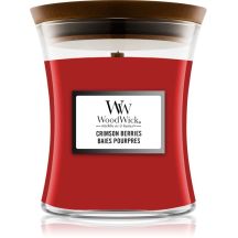 RIMSON BERRIES WOODWICK Mittlere Kerze