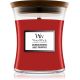 RIMSON BERRIES WOODWICK Mittlere Kerze