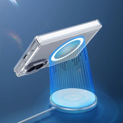 7. Dux Ducis Clin Mag Case für Samsung Galaxy Z Fold 8 Wide, kompatibel mit MagSafe – Transparent