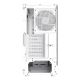14. GameMax CLAW 460 WH Midi Tower Weiß
