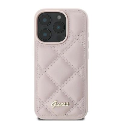 3. Guess Gestepptes Metalllogo iPhone 16 Pro Hülle - Rosa