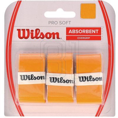 Wilson Pro Soft Overgrip-Wickel 3 Stück WRZ4040GO