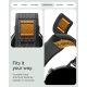 9. Spigen Athlex Air Armband für Google Pixel Watch 41 mm – Schwarz-Orange