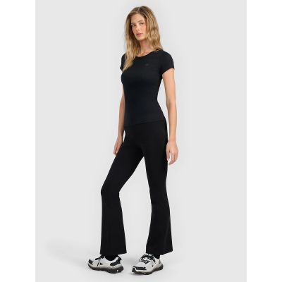 Strickleggings für Damen mit ausgestelltem Bein, Größe 4F 4FRAW25TTIGF320-20S