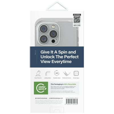 5. Uniq Swivix 360 Rotating Kickstand Case für iPhone 16 Pro Max - Transparent