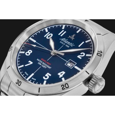 4. Atlantic Seaflight Herrenuhr 70356.41.55 + Box