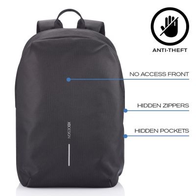 3. XD DESIGN ANTI-DIEBSTAHL-RUCKSACK BOBBY SOFT SCHWARZ P/N: P705.791