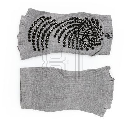 10. GAIAM 63708 Rutschfeste Yogasocken ohne Zehen