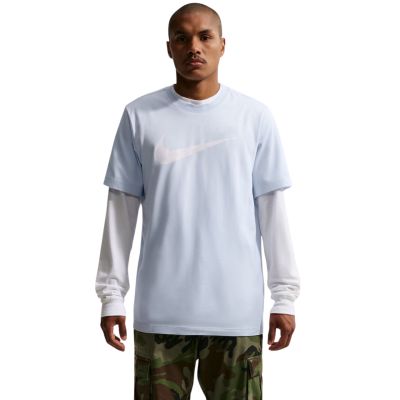 Nike NSW T-Shirt mit Icon Swoosh, Herren, Blau, DC5094 408