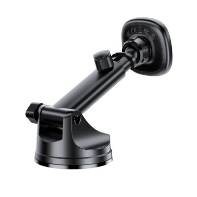 4. Acefast D47 Magnetische Armaturenbretthalterung mit kabellosem Ladegerät - Schwarz