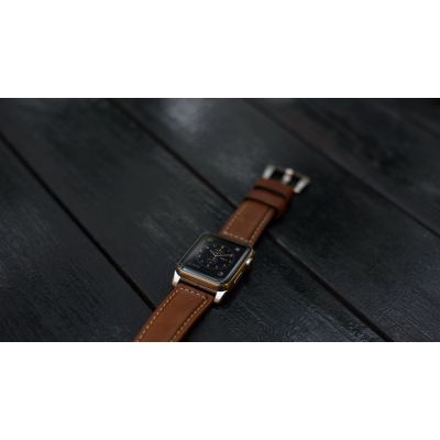 9. Nomad NM1A4RST00 Smart-Armband aus braunem Leder