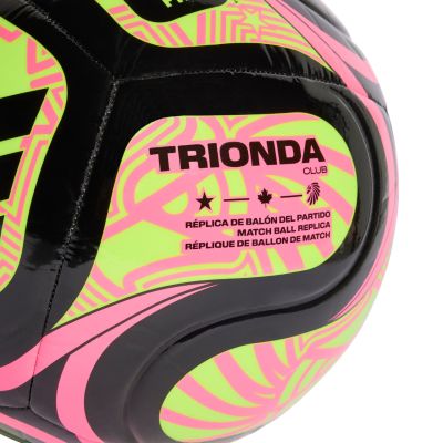 4. adidas World Cup 26 Trionda Club Fußball Schwarz, Pink und Grün JD8053