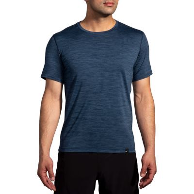 5. Luxe Kurzarm-Laufshirt für Herren, Schwarz