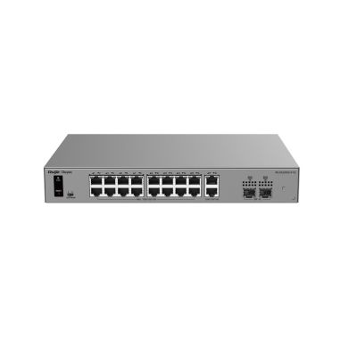 2. PoE-SWITCH RG-ES220GS-P-V2, 16-PORTIG + 2X UPLINK + 2X SFP REYEE
