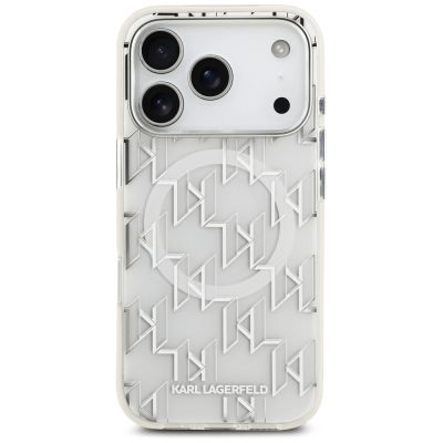 3. Karl Lagerfeld IML KL Monogram MagSafe Case für iPhone 17 Pro - Weiß