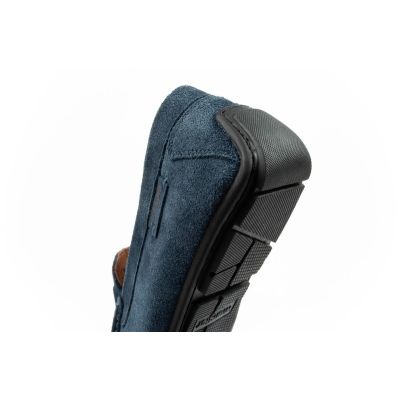 7. Wrangler Herrenschuhe Maifield Wildledermokassins, marineblau