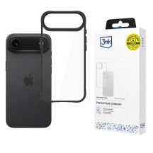 3mk Satin Armor Case+ für iPhone Air – Transparent Schwarz